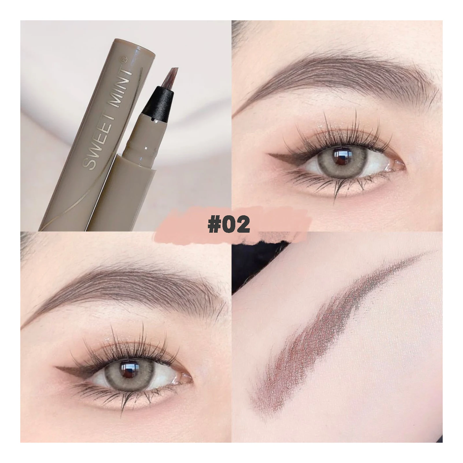 

Modify Drawing Wild Eyebrow Pen Easy To Color Makeup Eyebrow Pen for Professional Use or Home Use MH88