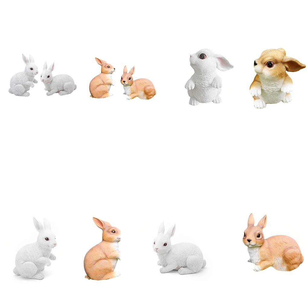 

Resin Ornament Desktop Simulation Animal Decoration Lawn Landscape Statue Craft Figurine for Patio Balcony Courtyard