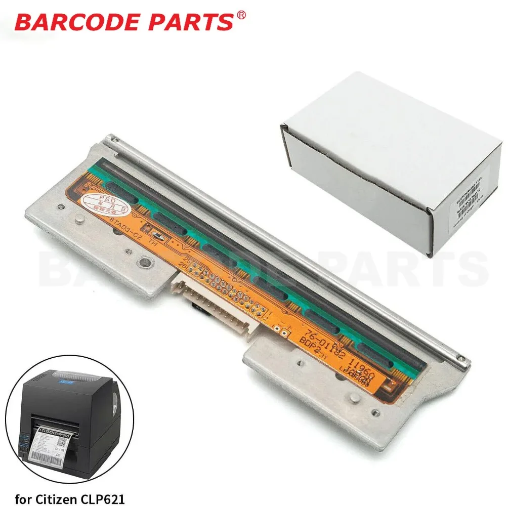 Термоголовка 203dpi для принтеров Citizen CLP-621, CLP-621C, CLP-621Z, CL-S621, CL-S621C, CL-F2404, CLP-521, CL-S521, артикул JM14705-0 (art.: 3920dbfb54672) - 3920dbfb54672