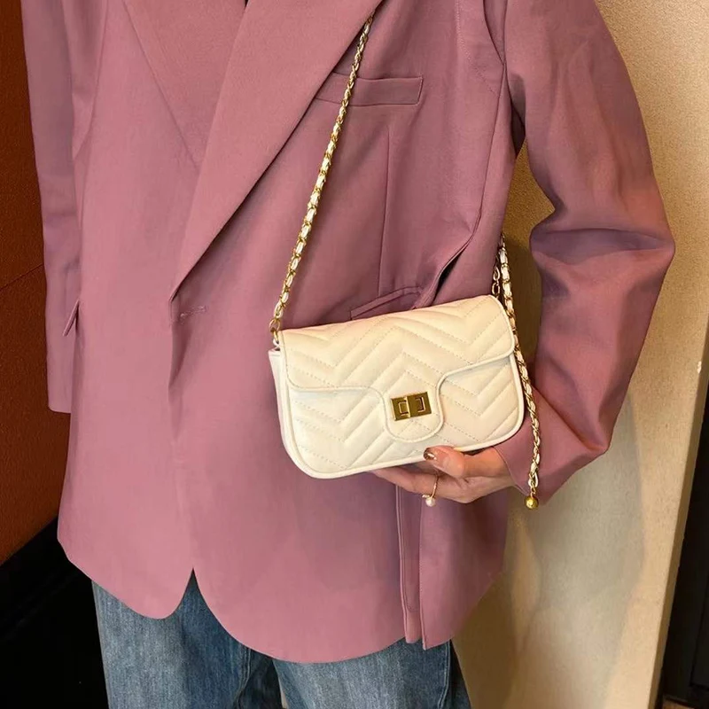 Новинка 2022 женская сумка универсальная популярная модная через плечо сумочка с