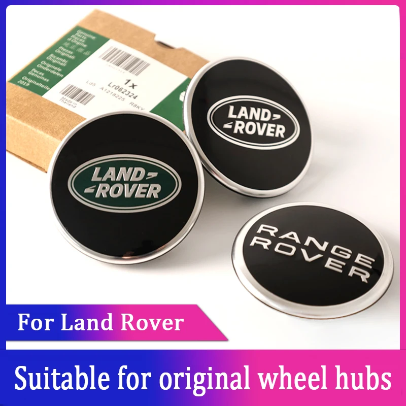 

High quality Land Rover hub caps Range Rover Sport Aurora wheel logo Discovery 4 Freelander 2 tire center cap original car logo