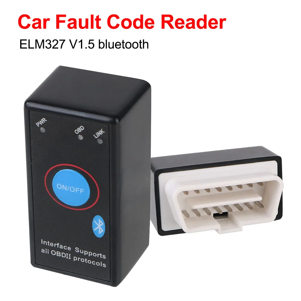 Автомобильный Диагностический Инструмент OBD2 Адаптер Интерфейс Сканер BT V1.5 ELM327