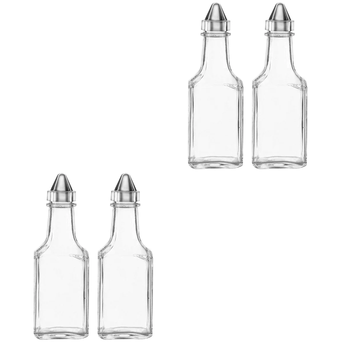 

4 Pcs Household Soy Sauce Dispenser Convenient Vinegar Dispenser Multi-function Oil Container