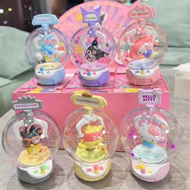 Подлинная Sanrio Зажимная кукла машина серии глухая коробка Kuromi Melody Jade Dog