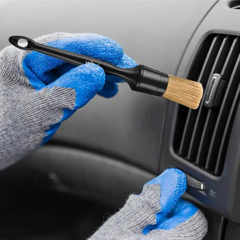 

3PCS Car Detailing Brush Car Exterior Interior Detailing Brush With Synthetic Bristles Car Dash Duster Brush Accessories