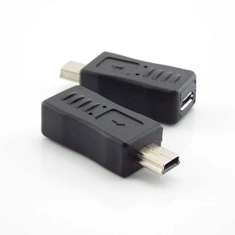 Портативный разъем Micro USB мама на мини-USB папа Разъем-адаптер Зарядное устройство