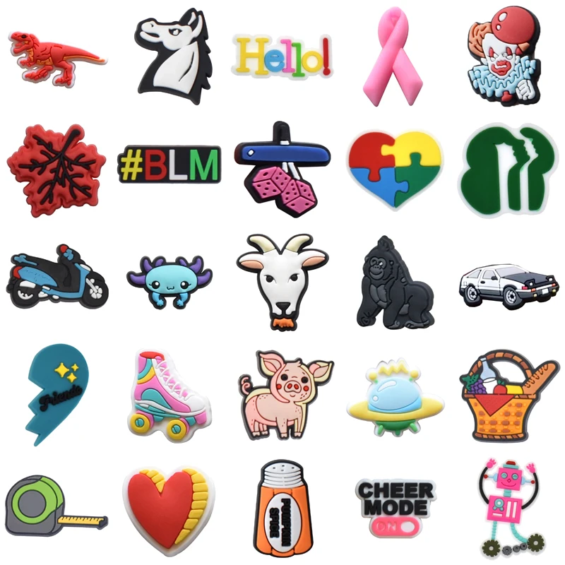 

Gifts Women Charm Girl Men Shoes Accessories Wholesale Bulk Kids Para Pins Boy Packs Set Jeans Shoe Charms Decorations for Crocs