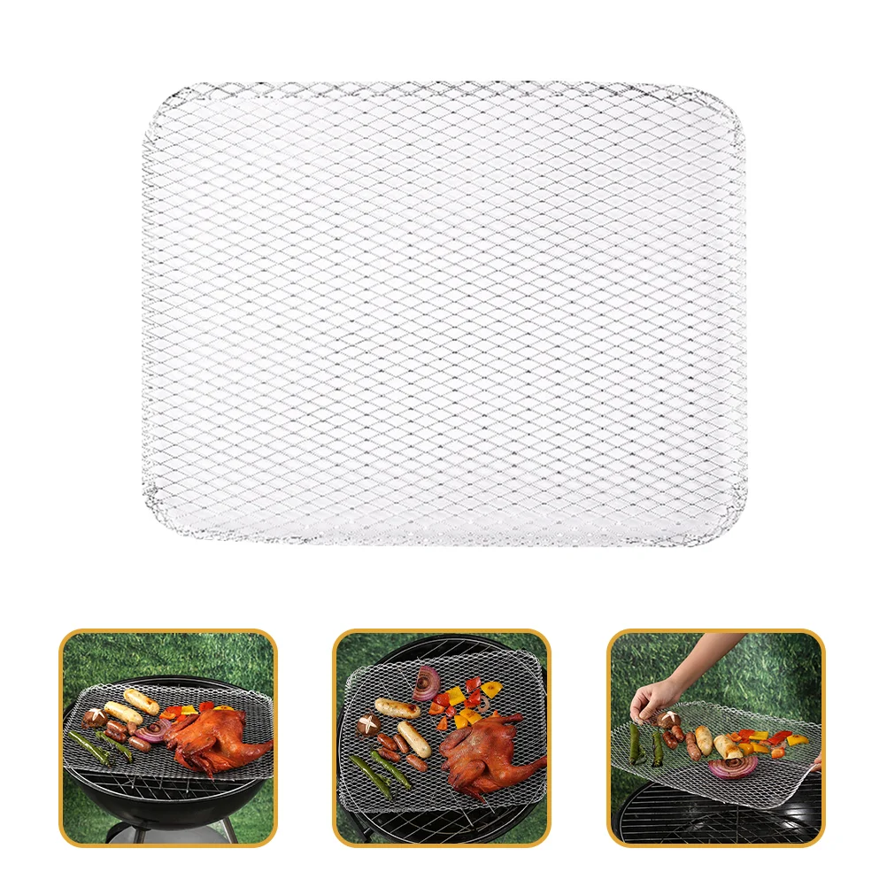 

10 Pcs Gas Bbq Grill Pan Square Griddle Grill Liner Bbq Wire Mesh Nonstick Bakeware
