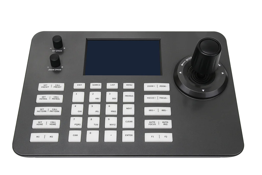 Фото Клавиатура-контроллер MYTECH IP PTZ с 4D-джойстиком, НОВЫЙ 5-дюймовый ЖК-дисплей для камер видеонаблюдения PTZ, поддержка RS422 №5