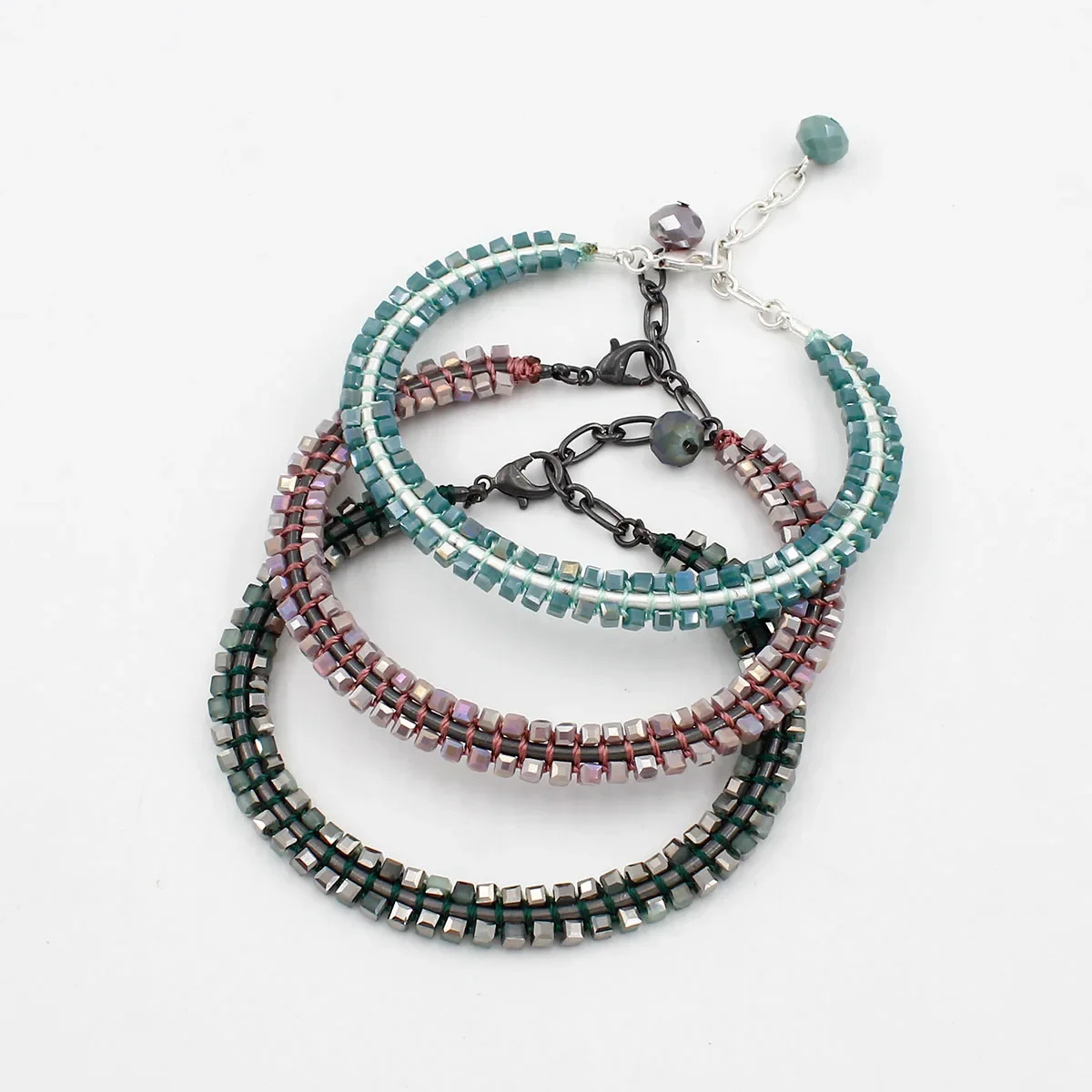 Amazon Двухрядные хрустальные браслеты ручной работы из ЕС/Великобритании