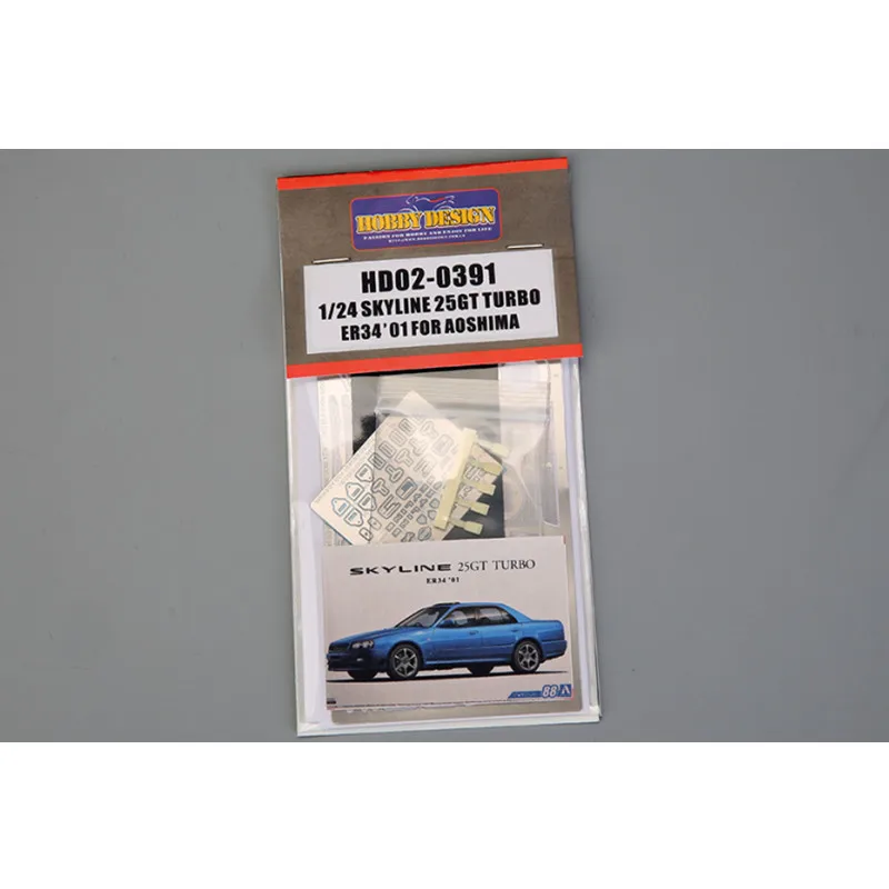 

Hobby Design 1/24 HD02-0391 Skyline 25GT Turbo ER34 Detail Modifications For A