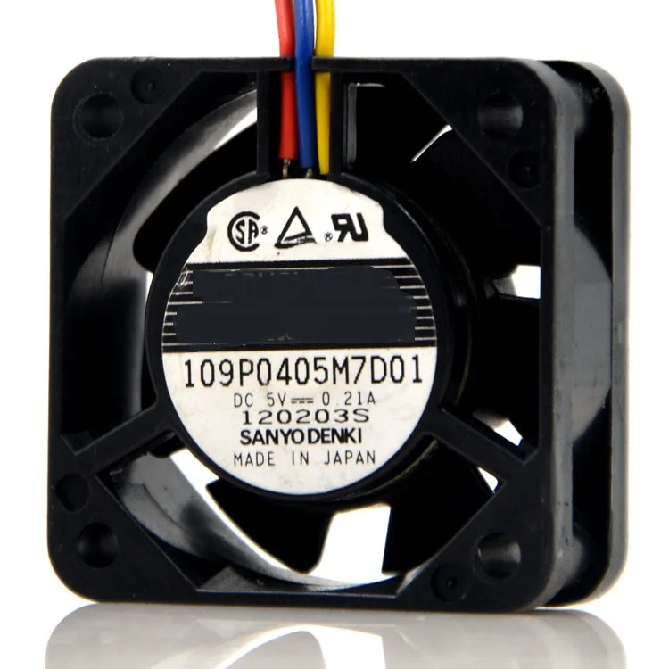 

Новый оригинальный 109P0405M7D01 5В 0.21A 4 см 4015 3-проводной охлаждающий вентилятор
