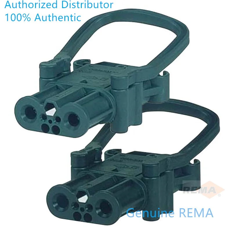 Genuine REMA DIN 320A 150V Female Battery Socket Charger Plug Power Connector,Forklift Pallet Truck Golf Cart Stacker Accessory