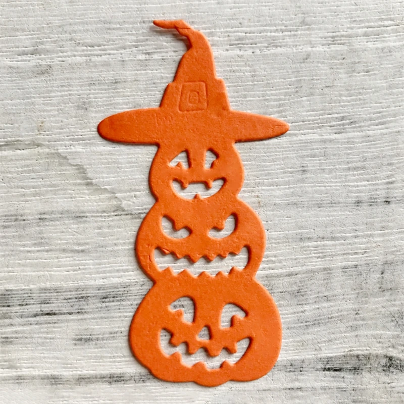 

Halloween Pumpkin Witch Metal Cutting Dies Stencil DIY Scrapbooking Album Paper Card Template Mold Embossing Decor