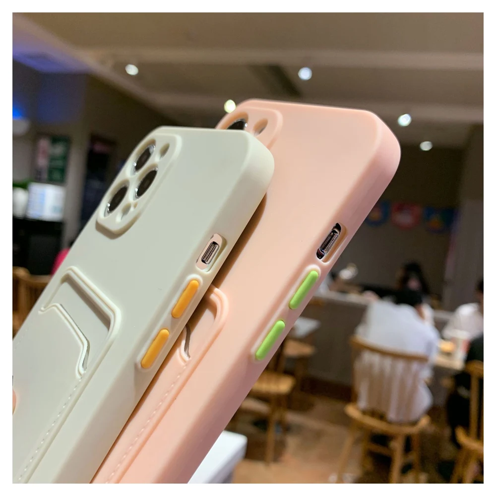 Мягкий силиконовый чехол-бумажник с пользовательским названием для iPhone 11 12 13 Pro Max