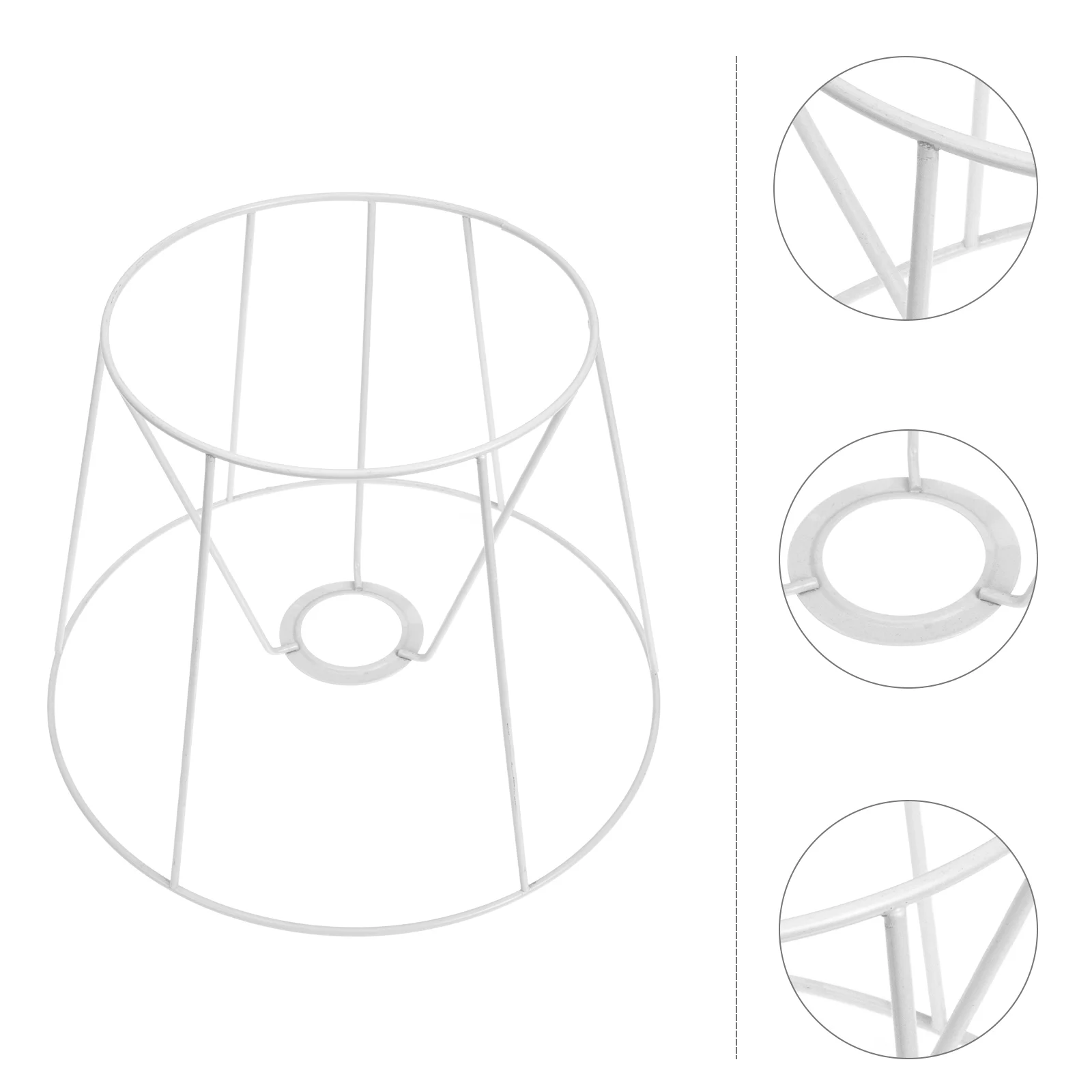 

Table Lamp Shade Frame Wire Lamp Cover Desktop Light Cage Guard Accessory Lampshades for chandeliers