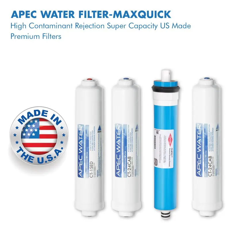 

FILTER-MAXQUICK 90 полный набор сменных фильтров для ultimate Series фильтр воды для обратного осмоса System RO-QUICK90 Stage 1-4