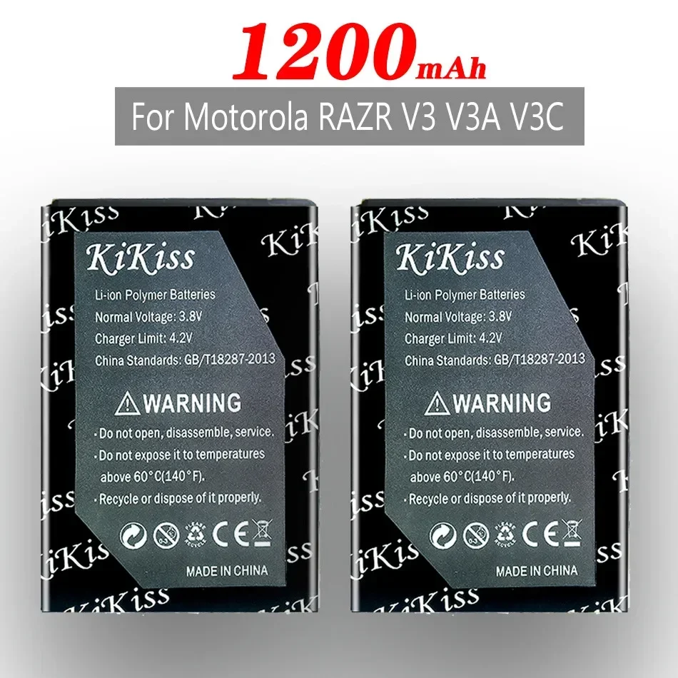 KiKiss Battery BZ60 BZ 60 For MOTOROLA RAZR V3 V3A V3C V3I V3M V3T V3XX V6 Powerful Batterij