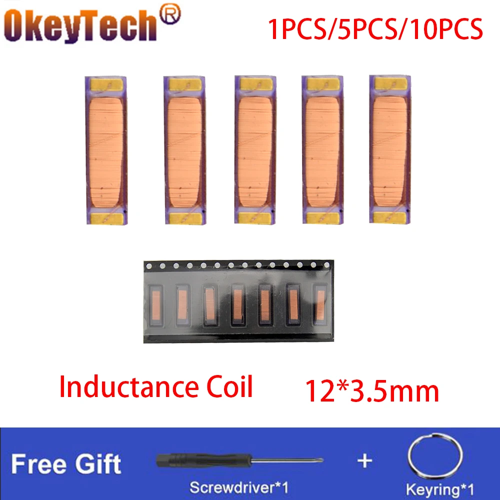 1/5/10 шт. катушка индуктивности OkeyTech 12*3 5 мм 680 МХ P чип транспондера для Citroen