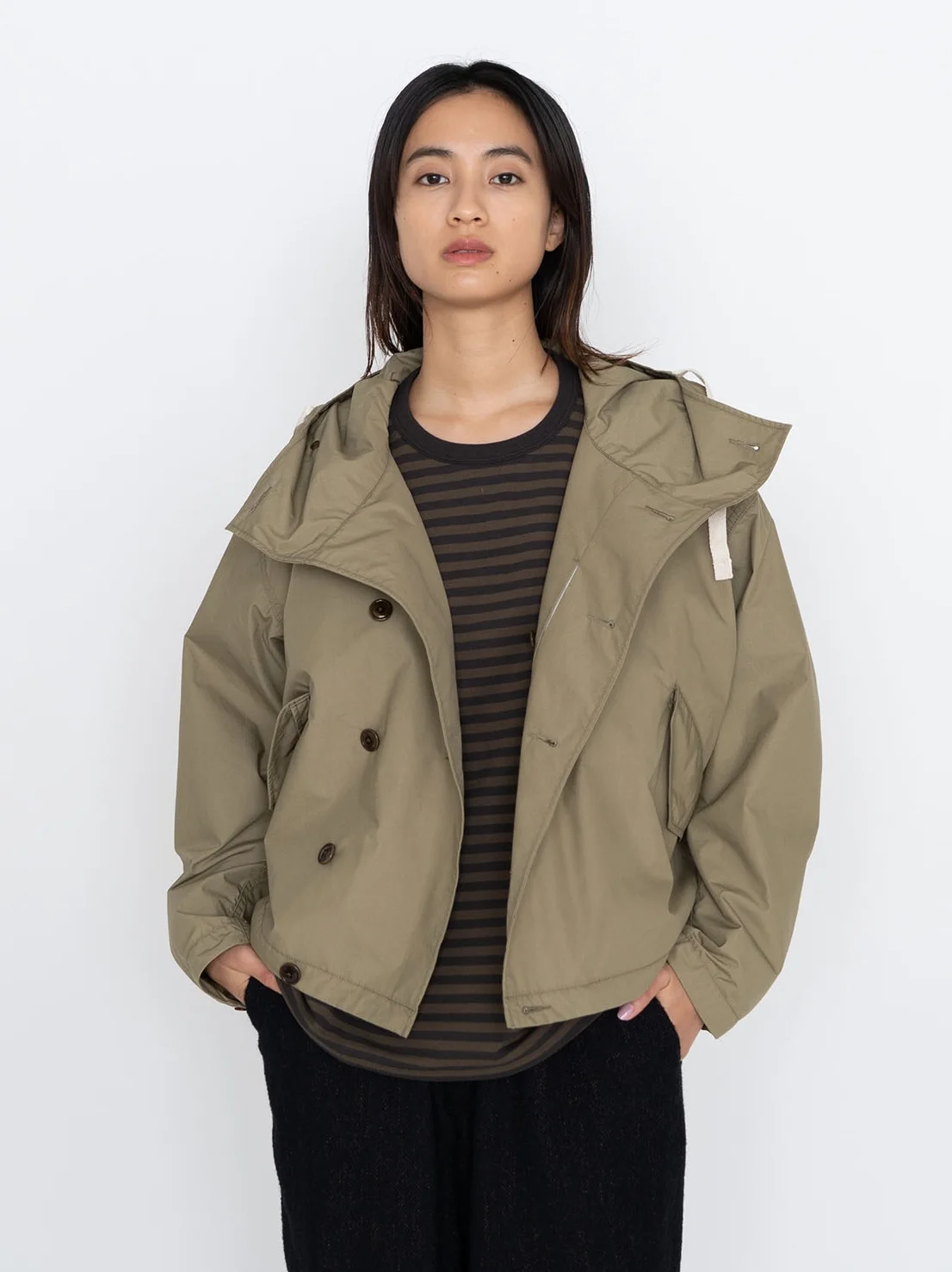 Nanamica 65/35 Hoold M51 Jaket 23SS Уличная водонепроницаемая куртка с капюшоном