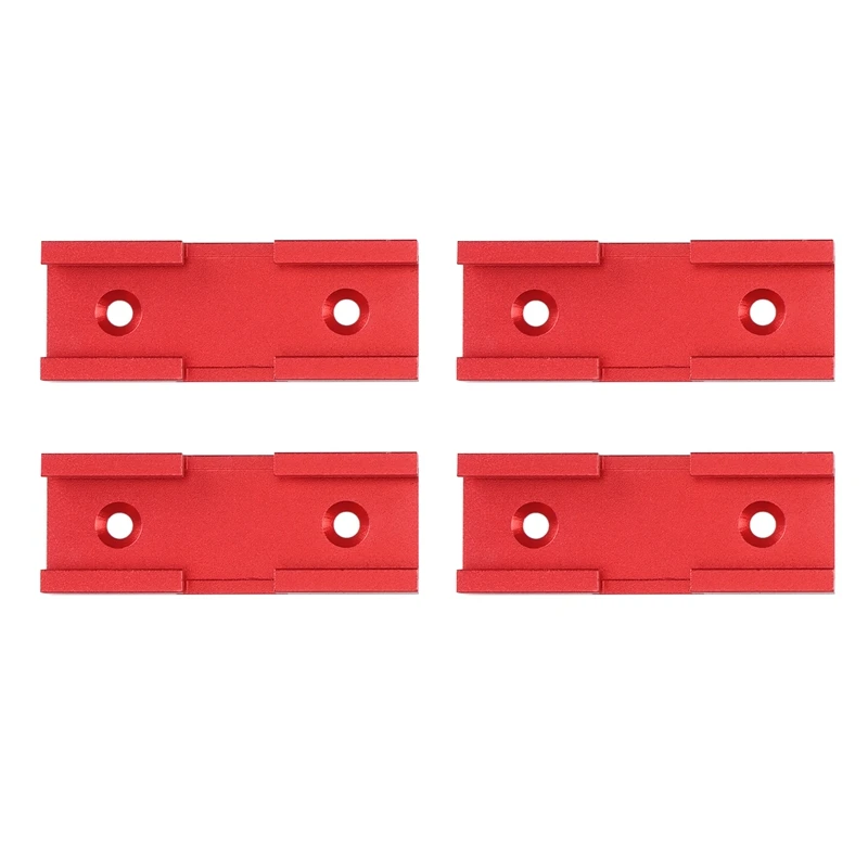 

4Pcs T Track 3Inch Intersection Kit T-Track With Predrilled Mounting Holes-Woodworking And Clamps