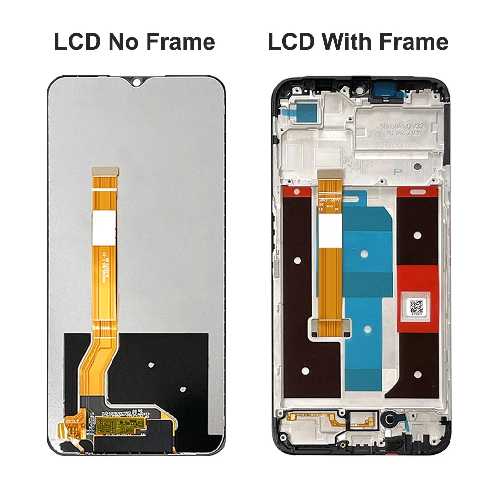 Фото Для OPPO Realme C35 RMX3511 ЖК-экран с сенсорной панелью и дигитайзером для Realme C31 ЖК-дисплей RMX3501 с рамкой №3