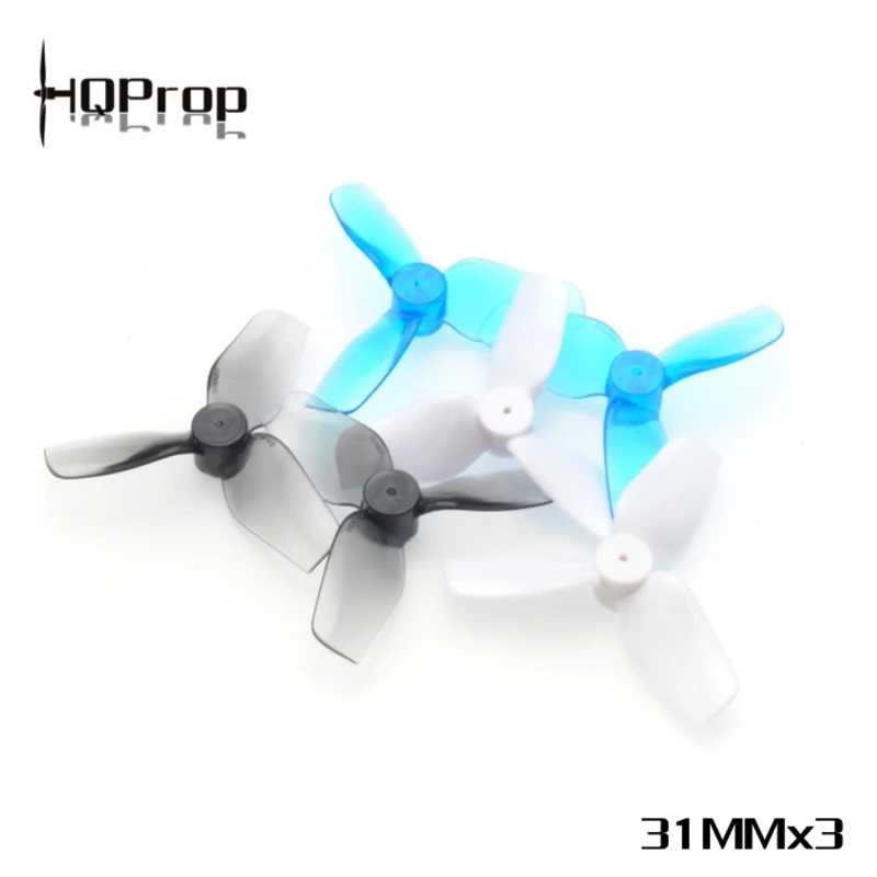 

4Pairs 8PCS HQPROP 31MMX3 31mm 3-Blade 1.2inch Micro Propeller 1mm Shaft for RC FPV Freestyle Micro FPV Tinywhoop Drones