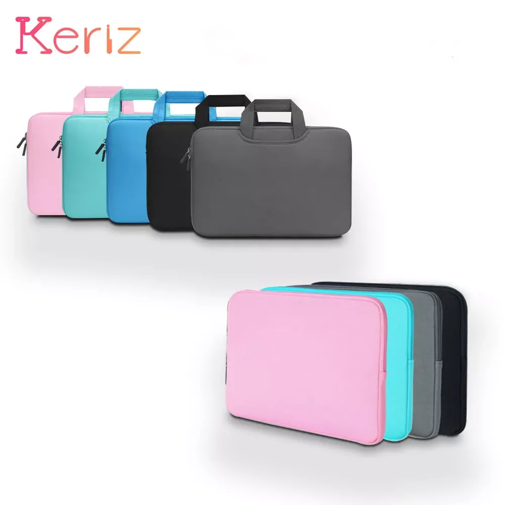 

Zipper Laptop Bag Notebook Case Pocket Tablet PC Laptop Sleeve Soft Bag Cover For Mackbook Air iPad Air 11 13 14 15 15.6 inch
