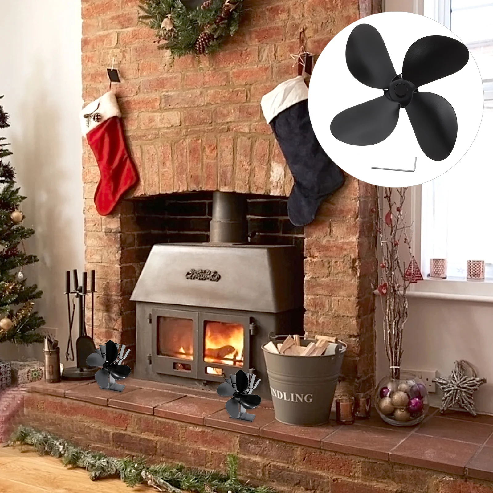 

1 комплект, универсальные магнитные лопасти для потолочного вентилятора, рождественские магнитные лопасти для вентилятора, лопасти для рож...