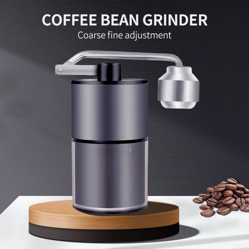 Portable manual coffee grinding machine electric grinding makers stainless steel adjustable multifunctional small bean grinder