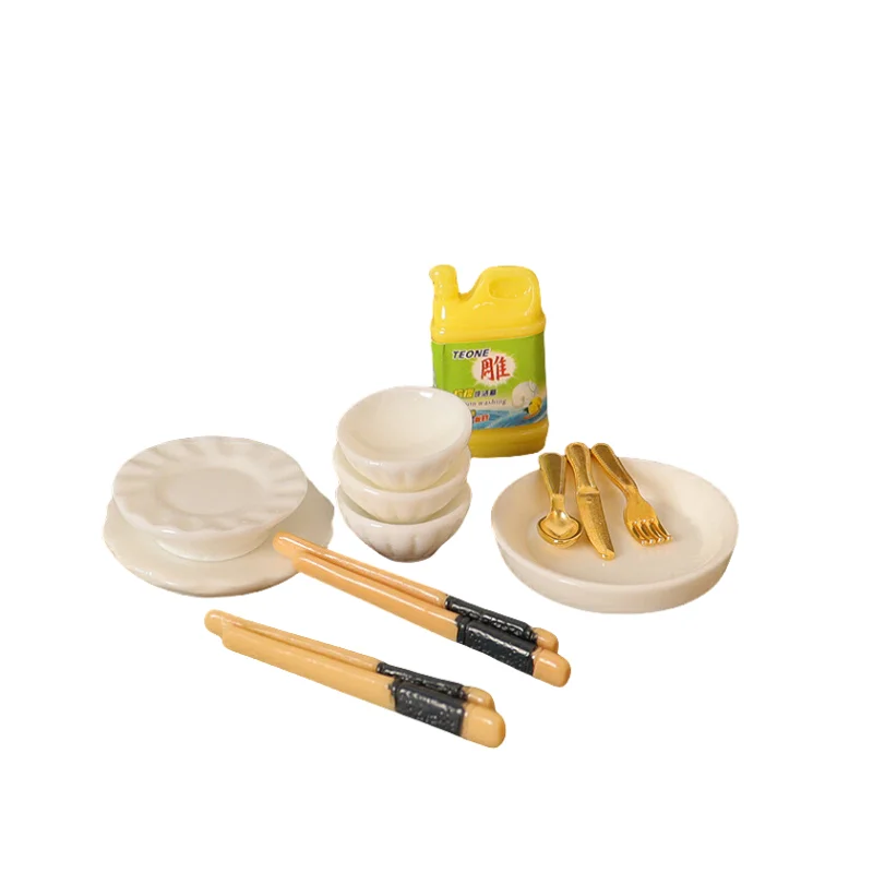 

12 шт./набор, набор детской посуды 1:12