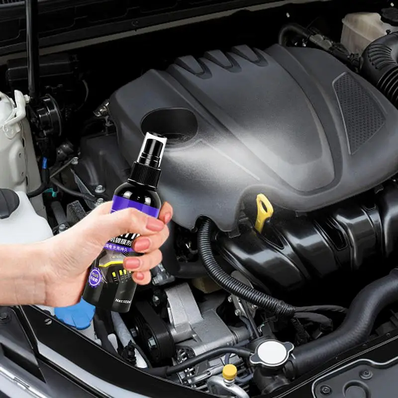 

120ml Car Spray High Protection Car Wax Engine Spray Prevents Pipeline Aging Car Coating Agent For Engine External Piping Head