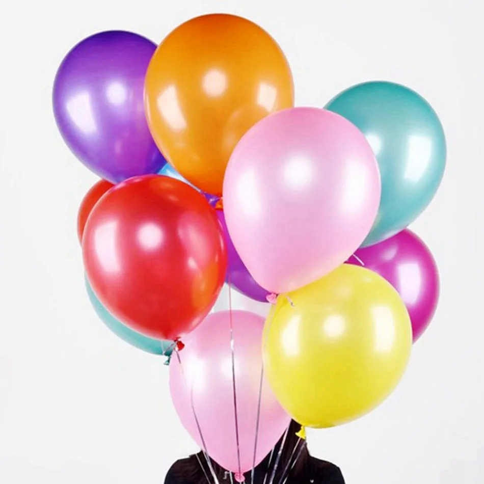 

10inch 1.5g Birthday Latex Balloon Party Wedding Pearl Balloon Decoration Kids Colored Balloon Christmas Accessories 10-50pcs