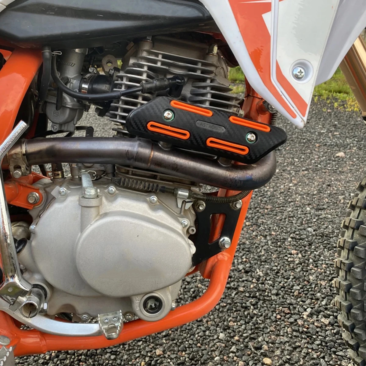NICECNC для Honda CRF250R CRF450R CRF250X CRF450X для Beta RR 350 390 430 480 теплозащитная крышка выхлопной трубы (art.: 3920d044401fe) - 3920d044401fe
