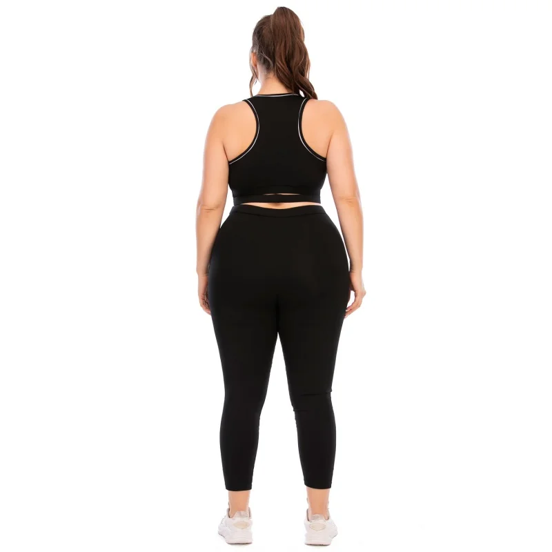 Outdoor Fitness Suit Plus Size Yoga Clothes Skinny Pants Gym Sports Bra Suit Sexy Sports Suit Swimming Surf Suit