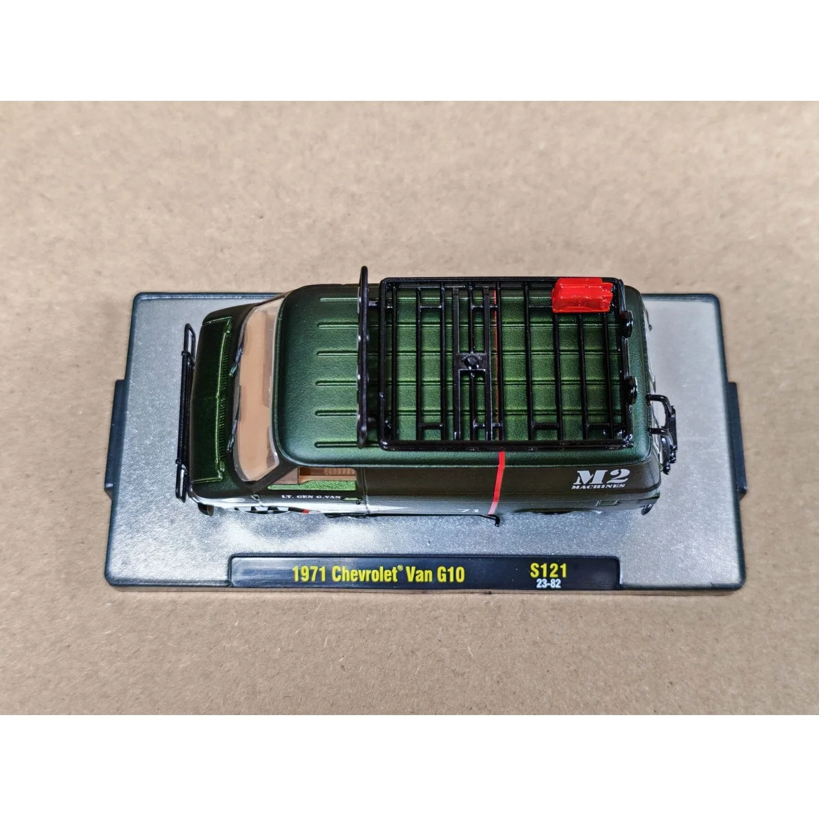 Машины M2 1/64 1971 фургон G10 зеленый S121 литье под давлением модель автомобиля