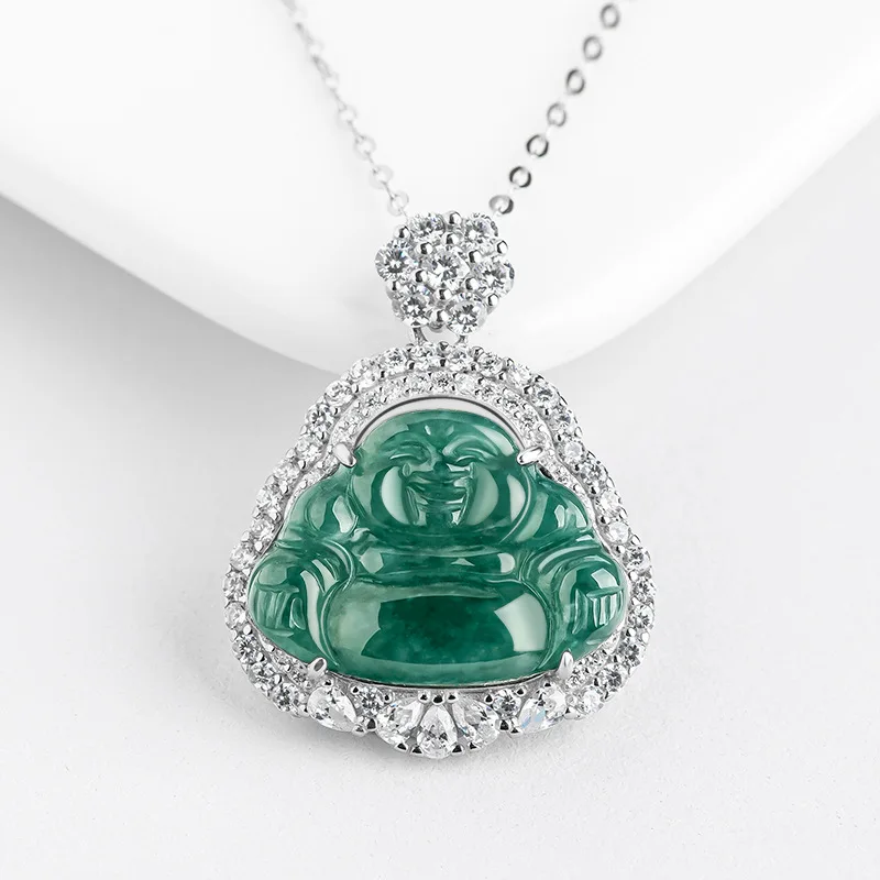 

Колье-чокер Из бирманского нефрита, сертификат, драгоценные камни, серебро 925 пробы, подарок, ожерелье из нефрита, зеленые натуральные подвески, изумруд