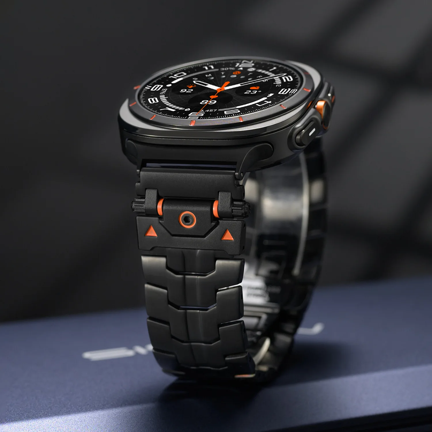 Роскошный ремешок из нержавеющей стали для Samsung Galaxy Watch Ultra 47 мм металлический