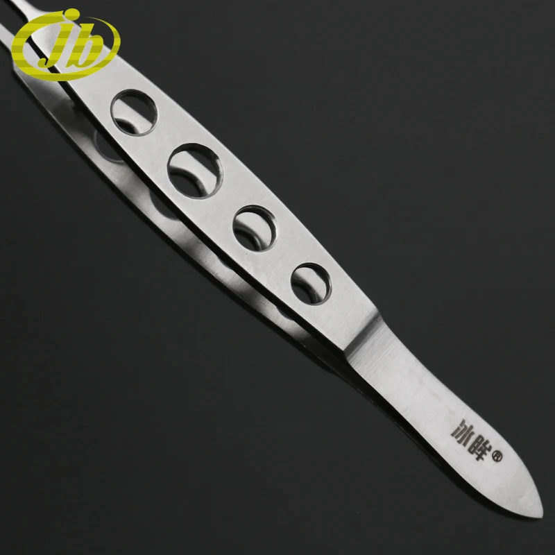 Ophthalmic forceps 10.5cm stainless steel ophthalmic instruments medical surgical 0.4mm straight toothed