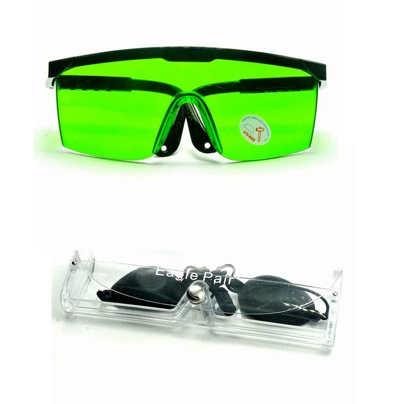Protection Goggles for405nm 450nm Blue Laser Protective +IPL190nm-2000nmEyepatch