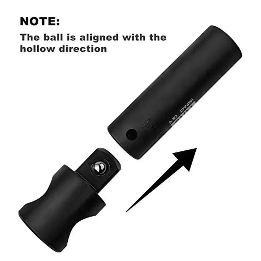 Набор ударных головок из 49 предметов привод 3/8 дюйма SAE/Metric Deep/Shallow 6-точечные