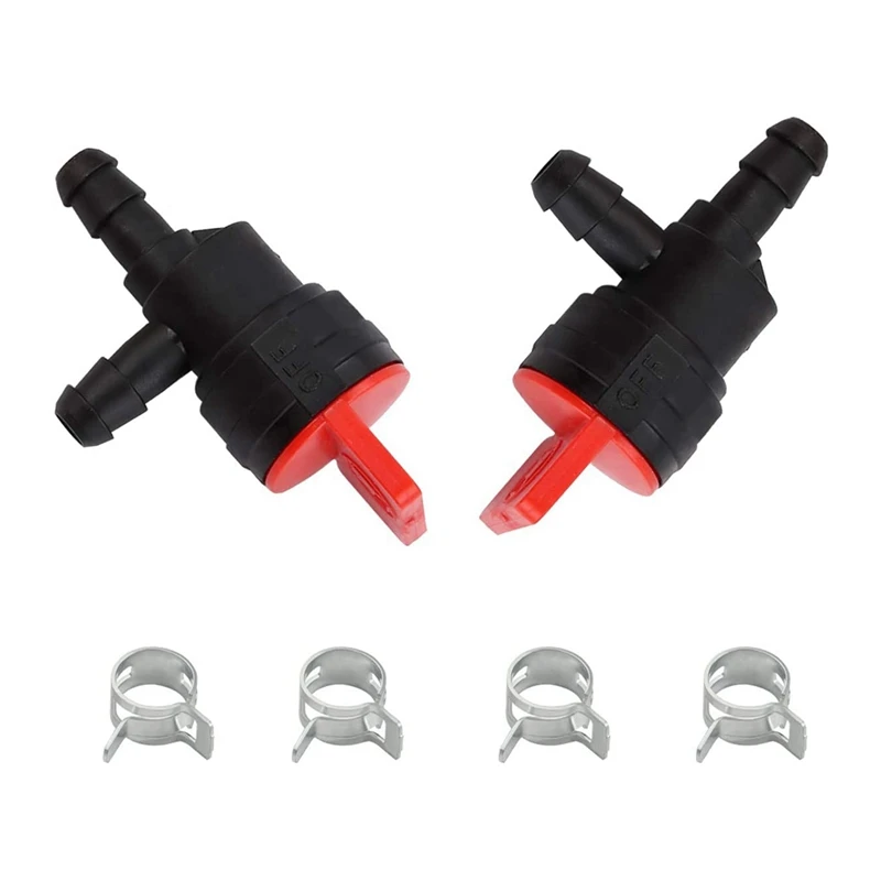 6 шт. топливный запорный клапан 1/4 дюйма 90 градусов ДЛЯ Briggs &amp Stratton 698181 494539 697944 Tecumseh