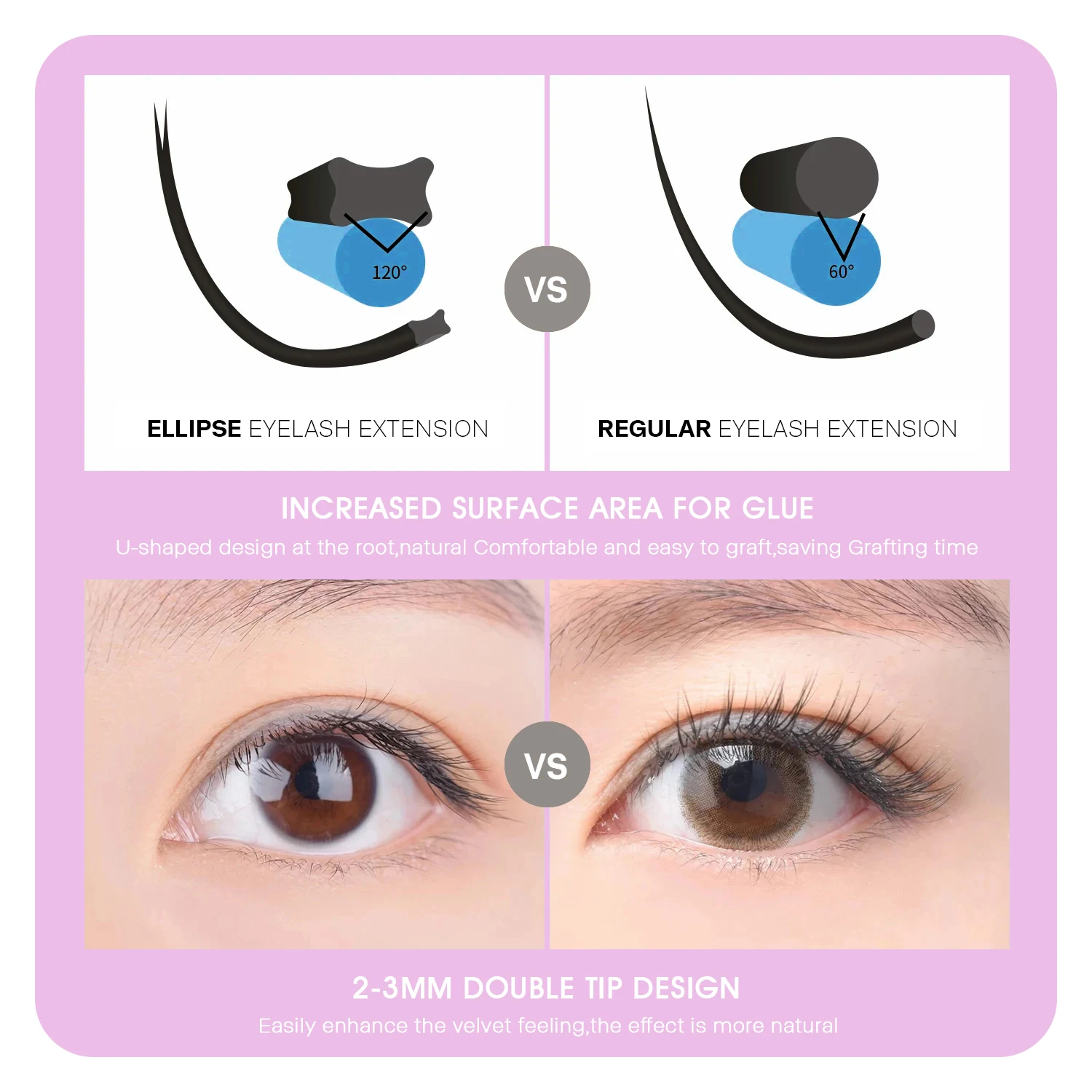 Рисунок 4 - Ресницы для наращивания YUANZHIJIE Ellipse