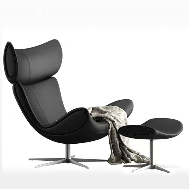 Итальянский стиль Современная Минималистичная спальня вращающийся черный чехол