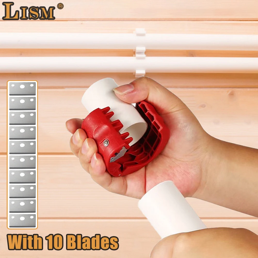 Portable Plastic Pipe Cutter Metal Blades for 20-50mm Pipe Wire Cable Cutting Household PU/PP/PE/PVC Tube Cutter Plumbing Tools