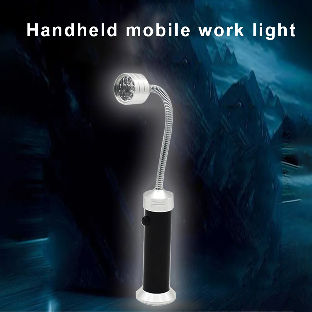 

9 LED Portable Magnetic 360 Degree Adjustable Grill Light Lamp For BBQ Grill Outdoor Grilling Tools Soft Tube Torch Lighting