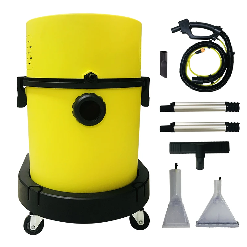 

Industrial Handheld Canister Car Manual Steam Wet Washing Shampoo Floor Carpet Dry Vacuum Cleaner Machine