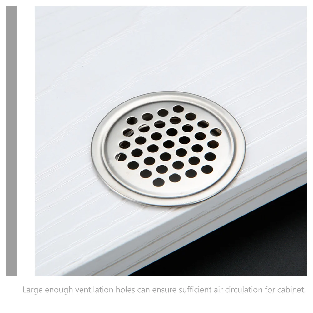 100 шт. вентиляционные отверстия для гардероба металлические заглушки мебели