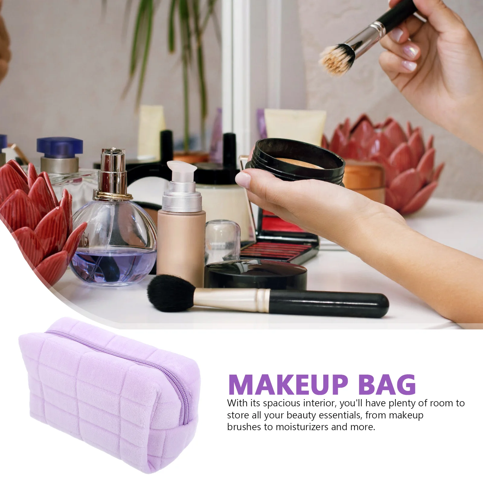 Сумка для косметички дорожный органайзер туалетных принадлежностей портативное