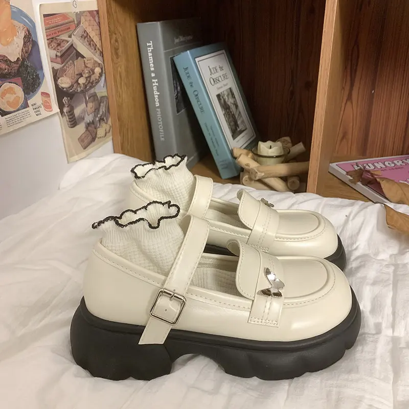 Женская обувь на платформе универсальные оксфорды в британском стиле сабо новые